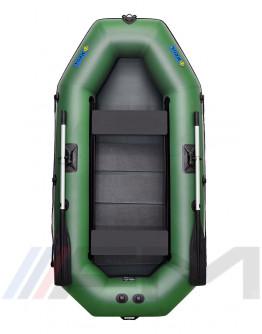 OMEGA - Надуваема гребна лодка с твърдо дъно 250 LSP PS PT Guard - зелена